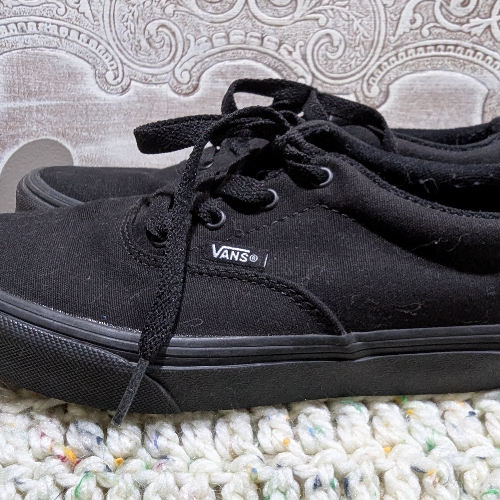 Vans Men's Black Canvas Sneakers
